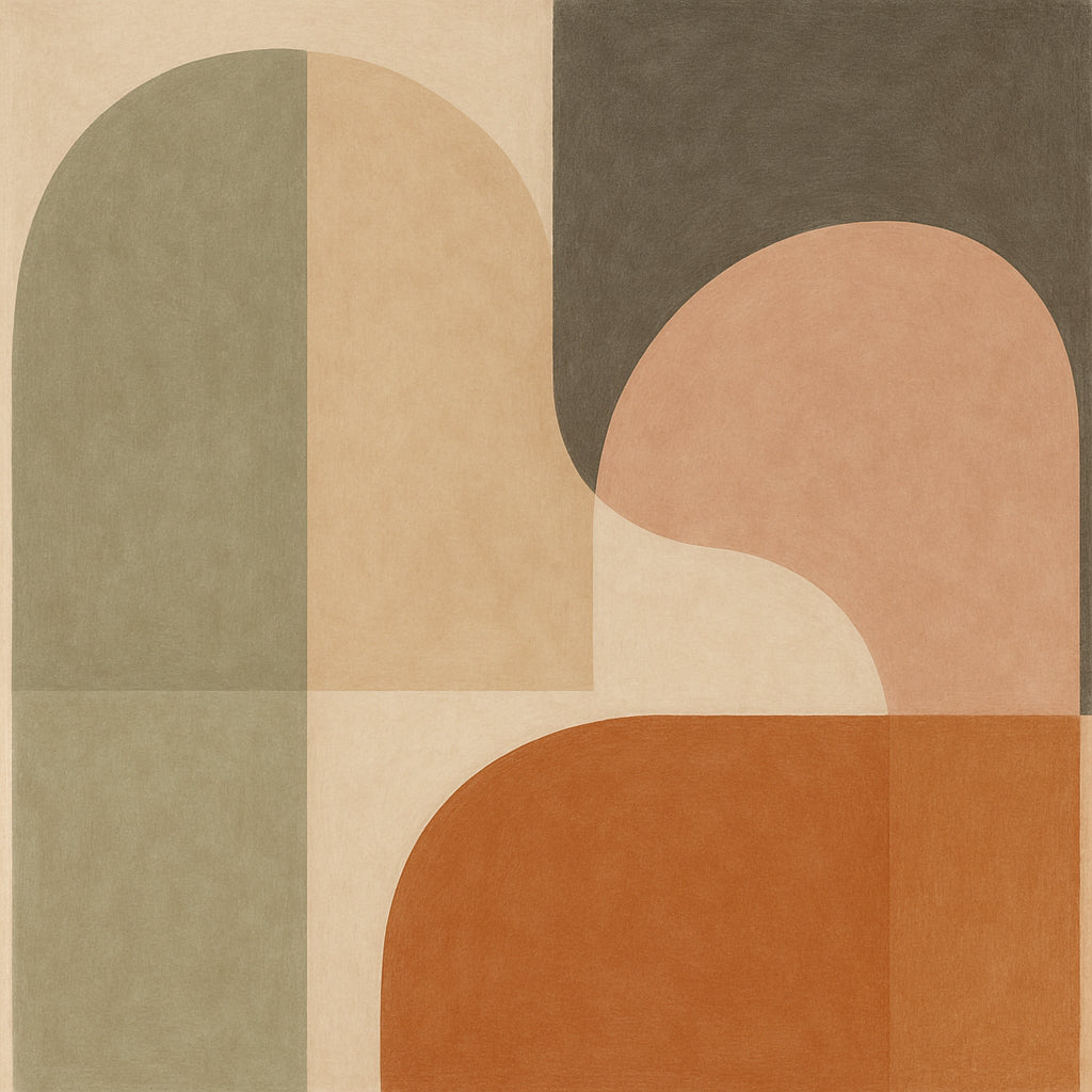 Terracotta Geometry: Calm Graceful