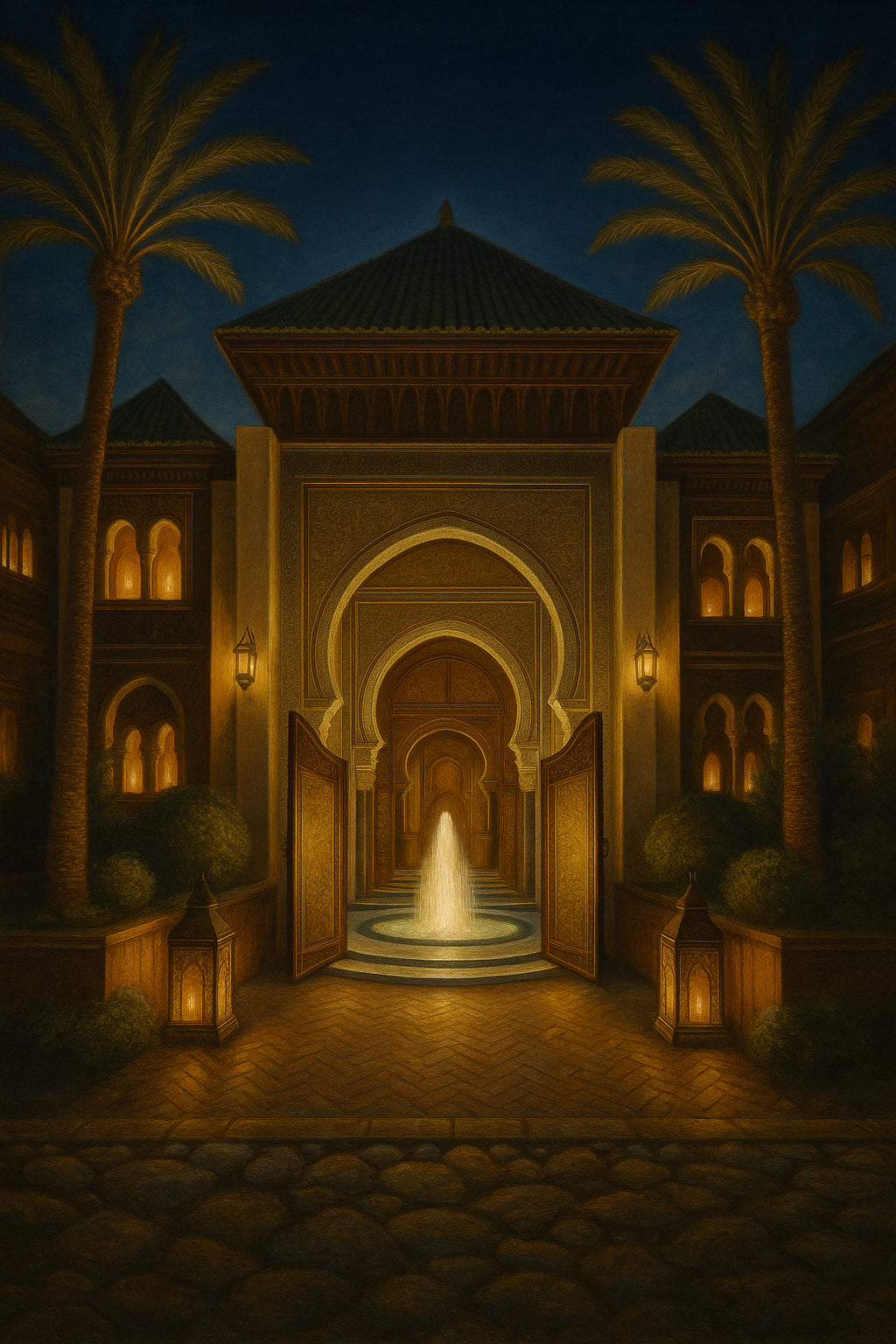 Midnight Tranquility Chateau Minimalist