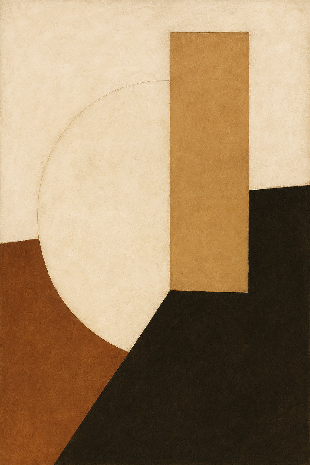 Earthy Calm Abstract Geometry