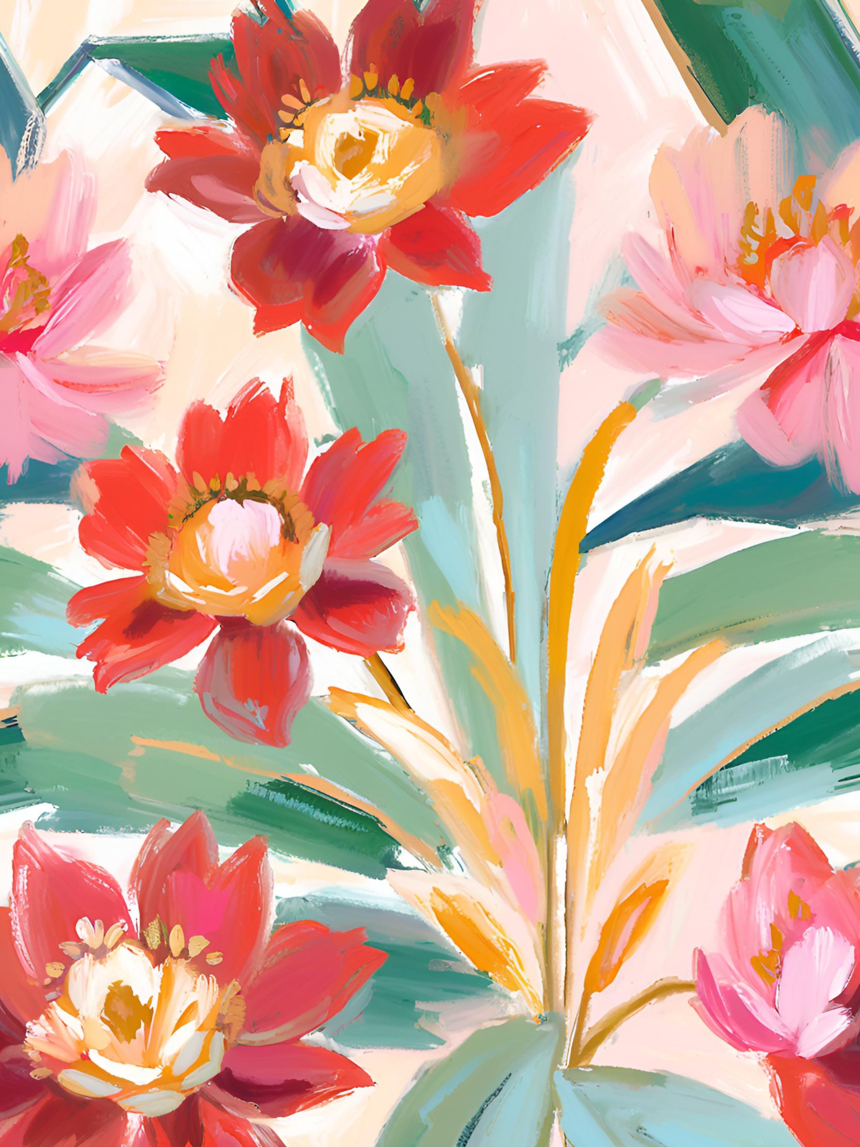 Crimson Joyful Impression Graceful