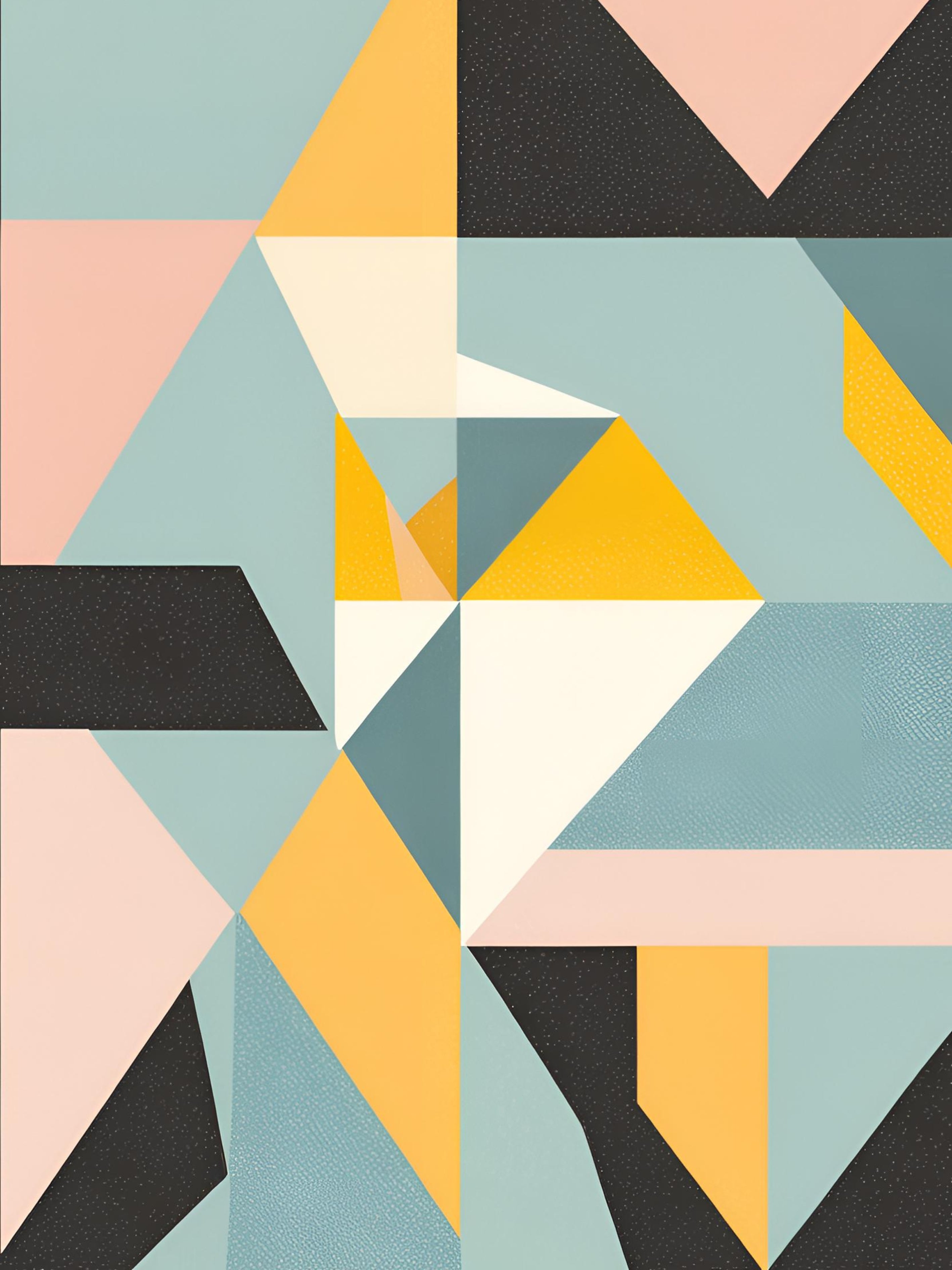 Pastel Horizon Abstract Ec