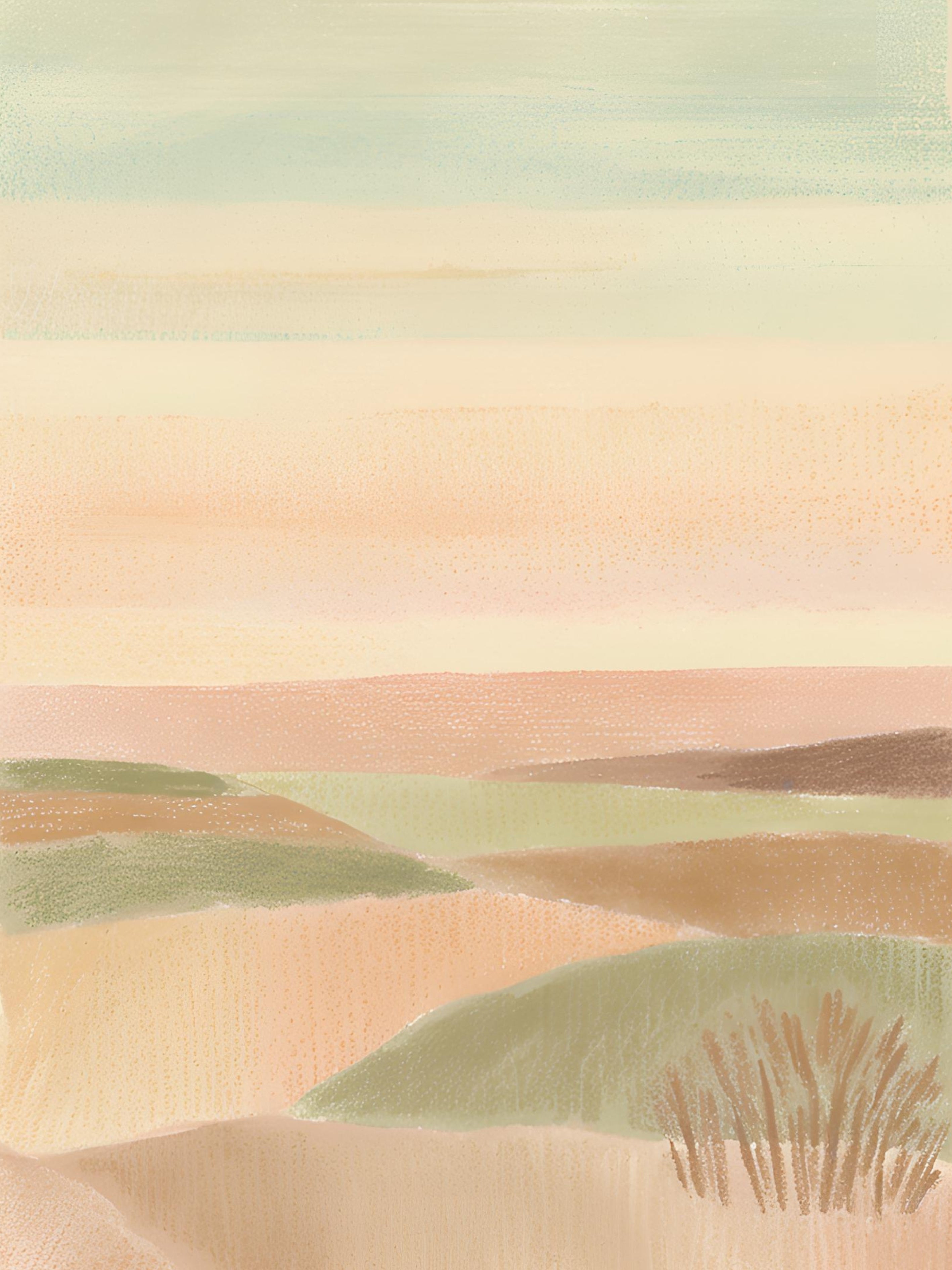 Pastel Calm Abstract Horizon