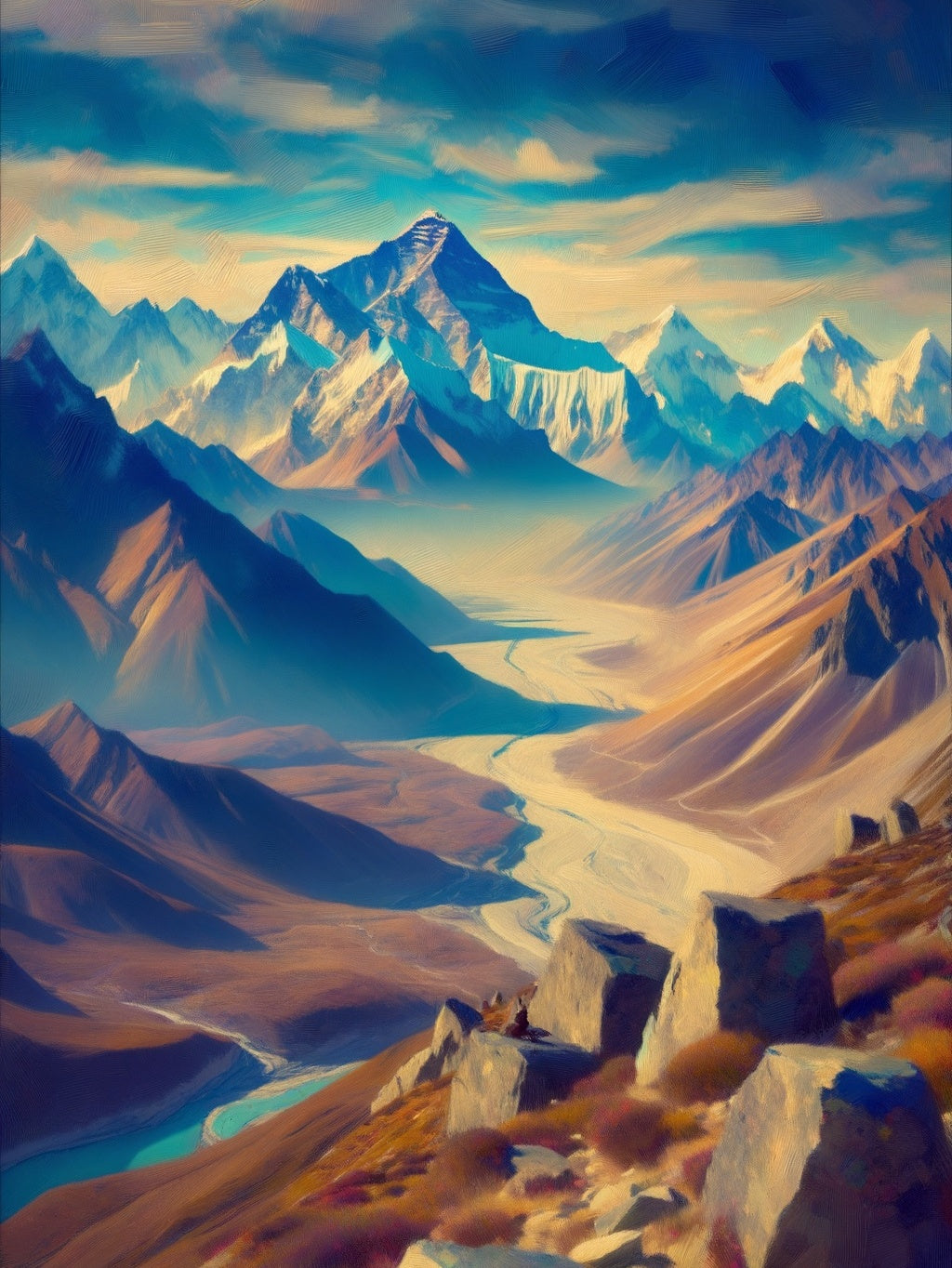 Endless Dreamscape: Everest Reverie