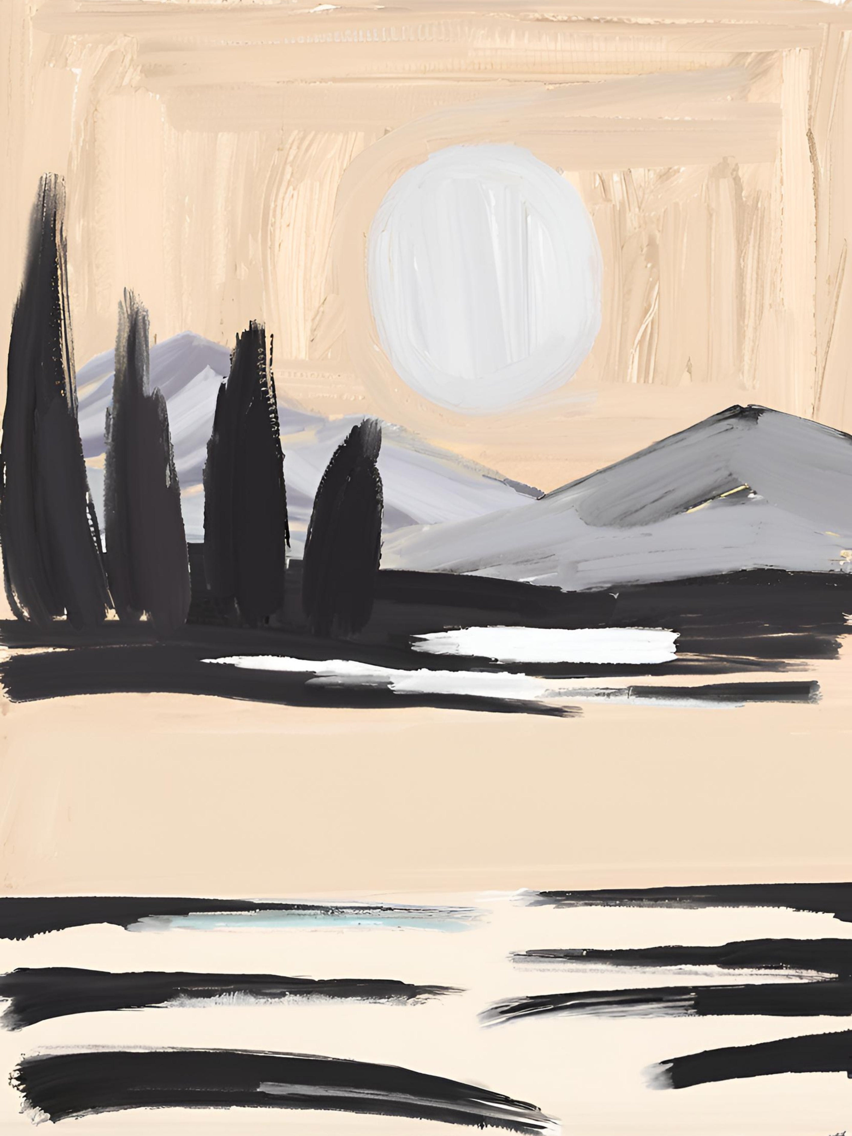 Twilight Cypress Modern Calm